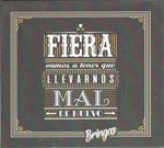 Portada del EP de Bringas 'Fiera' (2017)
